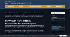 Desktop Screenshot of partyraum-berlin-mitte.de